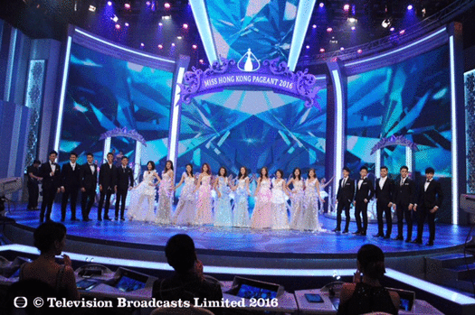 
The grand entry was led by Louisa Mak, 2015 Miss Hong Kong together with the ten Miss Hong Kong finalists and the ten finalists from Mr. Hong Kong
