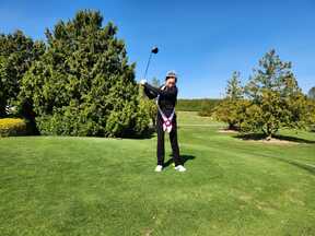 Miss Chinese Vancouver Cindy Wu officiates as guest for the SUCCESS Charity Golf Tournament