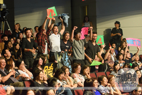 There are a lot of supports for the seven finalists, cheering the entire night for their friends