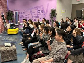 Miss Chinese Vancouer and News Anchors join American Sign Language Workshop